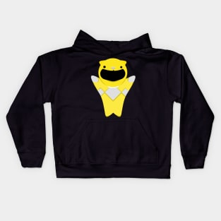 mini yellow ranger Kids Hoodie